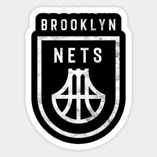 Brooklyn Nets Alternate Bridge Logo, Basketball Fan Gift Sticker